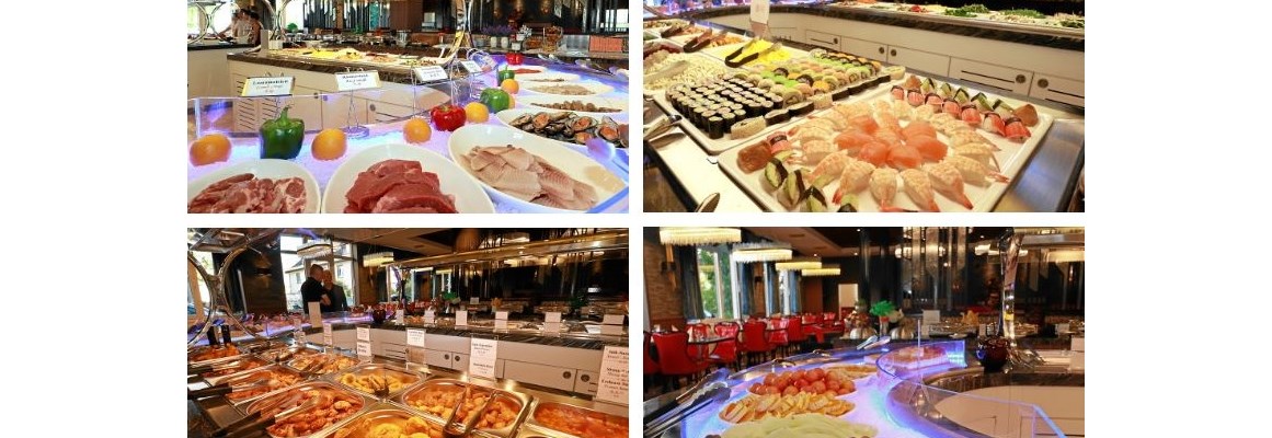 Hochzeitslocation: Buffet mit riesiger Auswahl - Chinarestaurant Fudu Rheinfelden