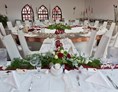 Hochzeitslocation: Dekobeispiel Anstelltafel Avalon - The Lakeside Burghotel zu Strausberg