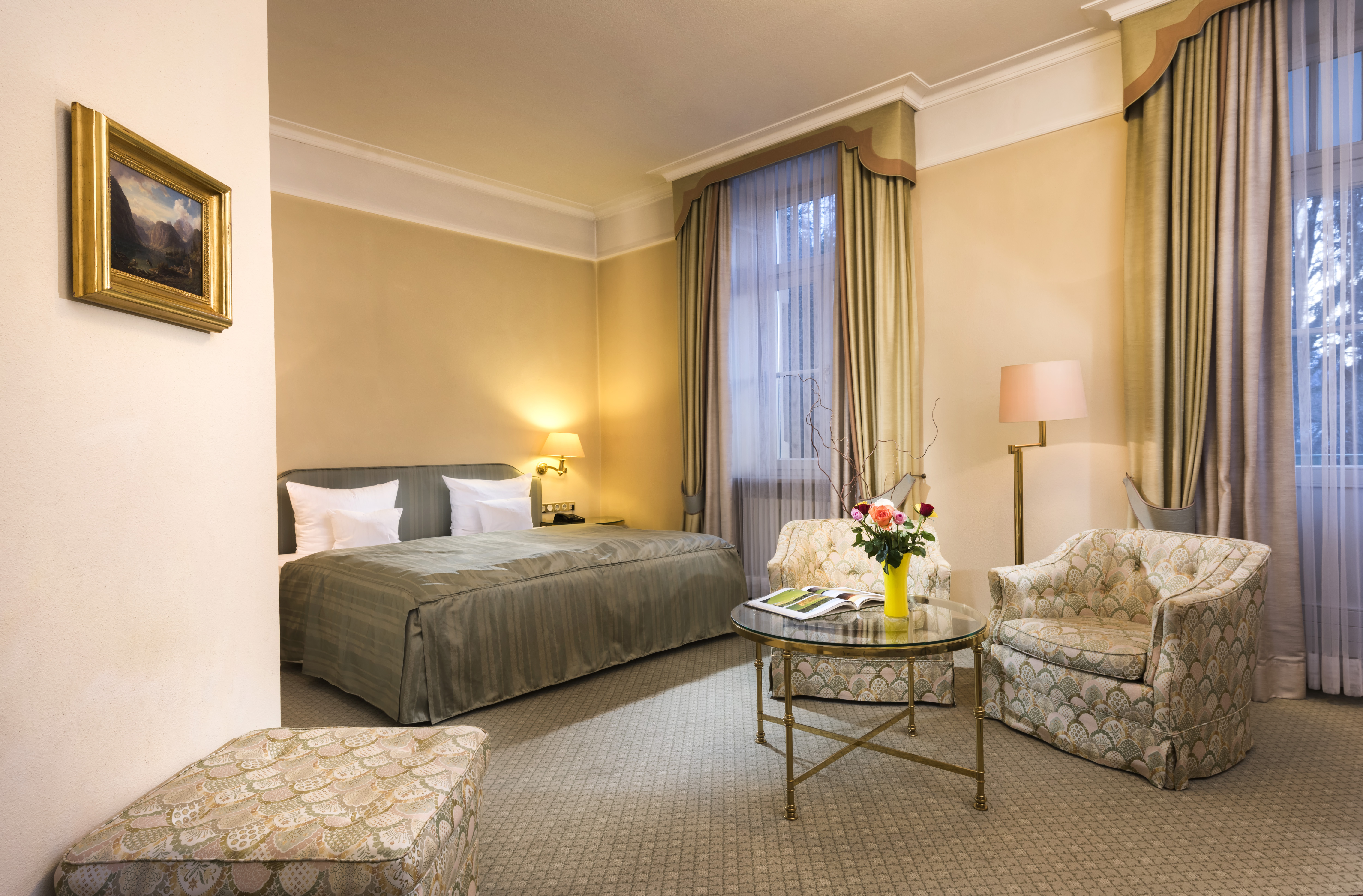 Hochzeitslocation: Grand Suite - Schlafbereich - Wyndham Grand Bad Reichenhall Axelmannstein