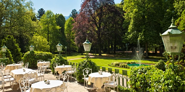 Destination-Wedding - Art der Location: Hotel / Chalet - Terrasse - Wyndham Grand Bad Reichenhall Axelmannstein