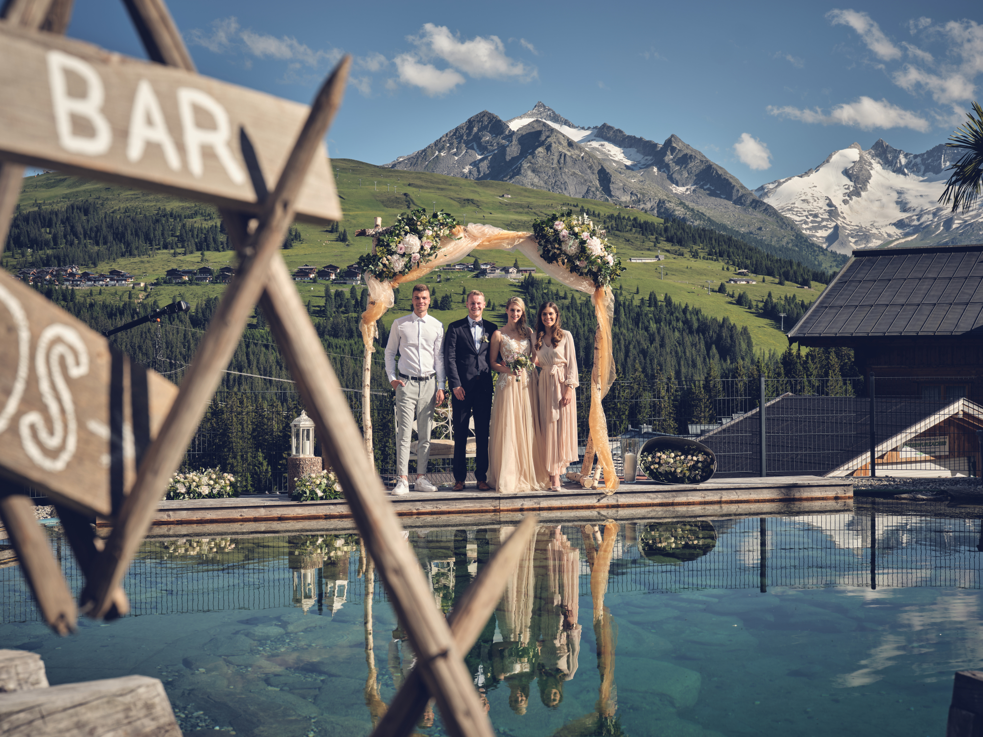 Hochzeitslocation: ©Marc Gilsdorf // ©weddingstyled
Bären See // kleine Location  - My Alpenwelt Resort****Superior