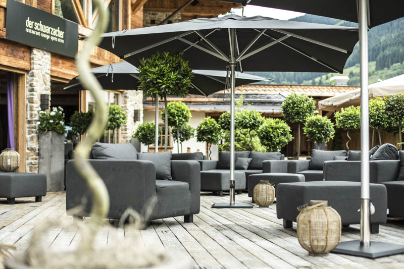 Hochzeitslocation: Terrasse von Der Schwarzacher, Saalbach-Hinterglemm - Der Schwarzacher