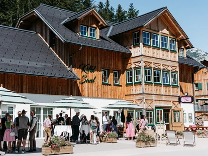 Destination-Wedding - Art der Location: Hotel / Chalet - Veranstaltungsgebäude Klangwerkstatt im Narzissendorf Zloam - Narzissendorf Zloam - Grundlsee