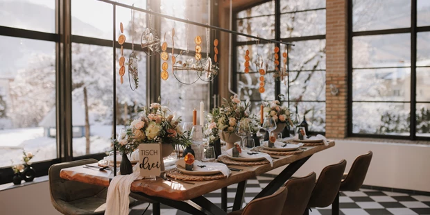Destination-Wedding - Exklusivität - Salzburg - Wintertafel im Sendlhofer's im Gasteinertal - Sendlhofer's
