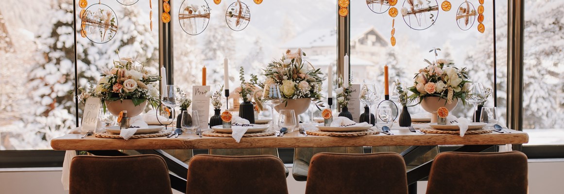 Hochzeitslocation: Das Sendlhofer's ist die perfekte Location für die Winterhochzeit in den Alpen. - Sendlhofer's