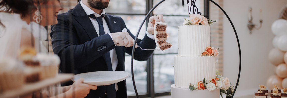 Hochzeitslocation: Der Anschnitt der Torte - Sendlhofer's