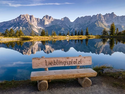 Destination-Wedding - Exklusivität - Wilder Kaiser - Astbergsee - sehr beliebtes Fotomotiv und wunderschöner Ort. 10 Gehminuten von unserer Alm entfernt. - jezz AlmResort Ellmau