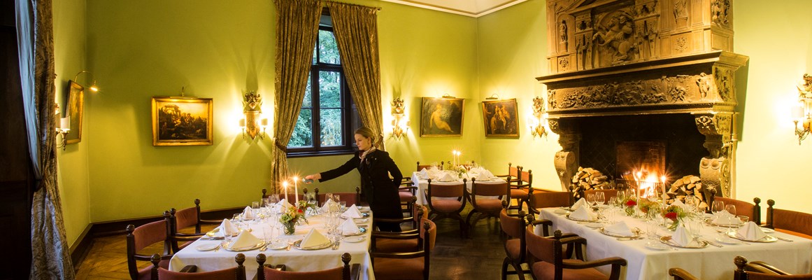 Hochzeitslocation: Grüner Salon - Schlosshotel Hugenpoet