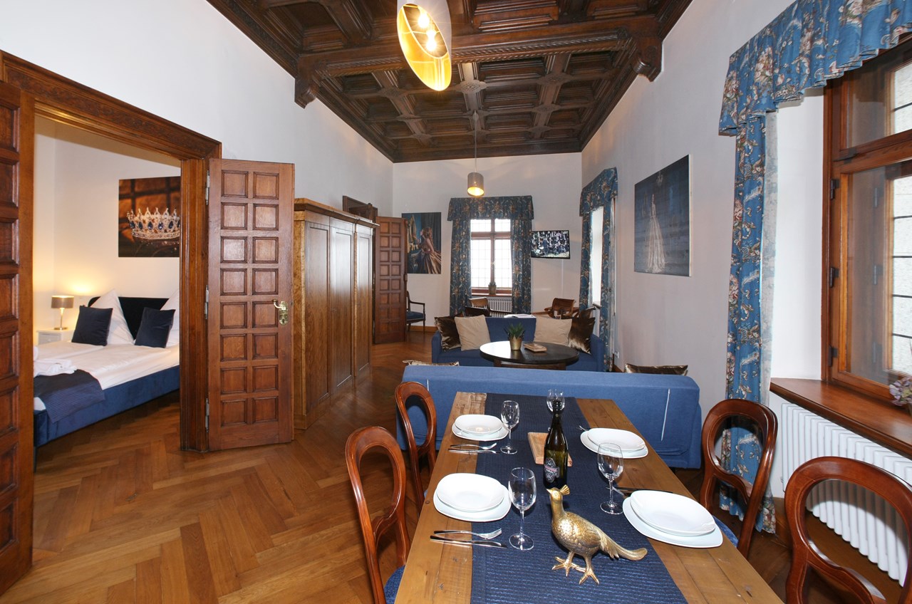 Schloss Fischhorn Zimmer / Suiten Suite Saphir