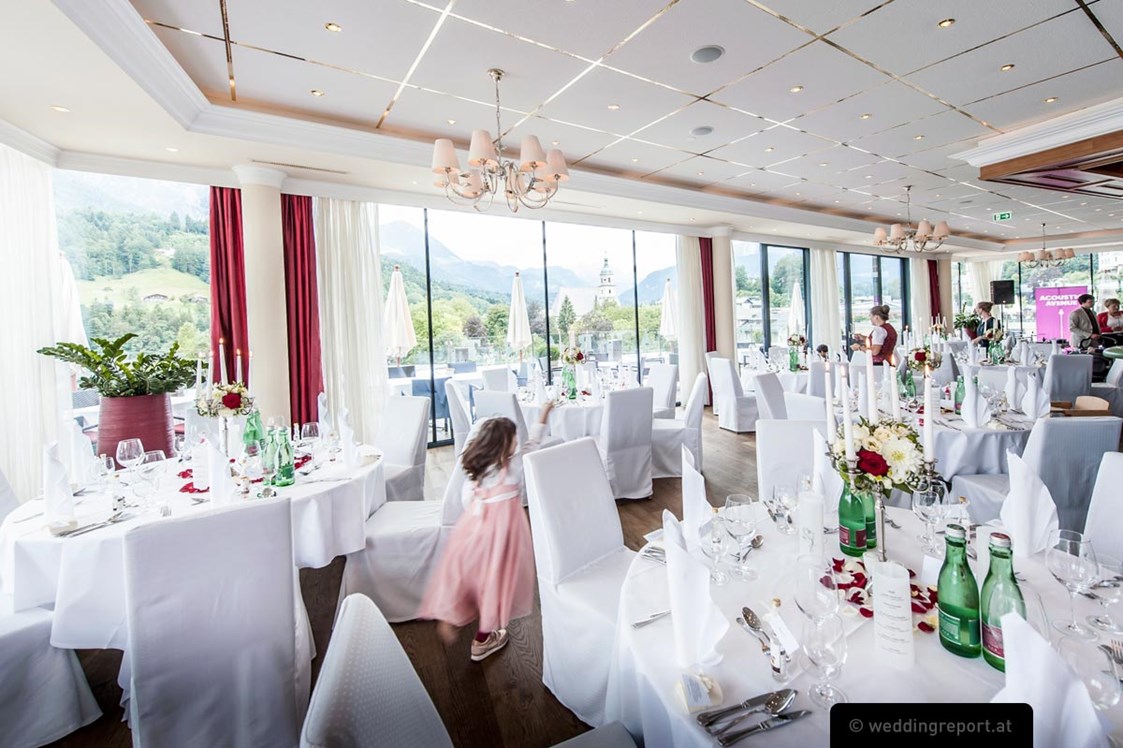 Hochzeitslocation: Feiern Sie Ihre Hochzeit im Hotel Edelweiss Berchtesgaden in Bayern. 
foto © weddingreport.at - Hotel Edelweiss Berchtesgaden
