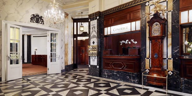 Destination-Wedding - Art der Location: Hotel / Chalet - Auch unsere Concierges stehen Ihnen jederzeit zur Verfügung!  - Hotel Bristol Vienna