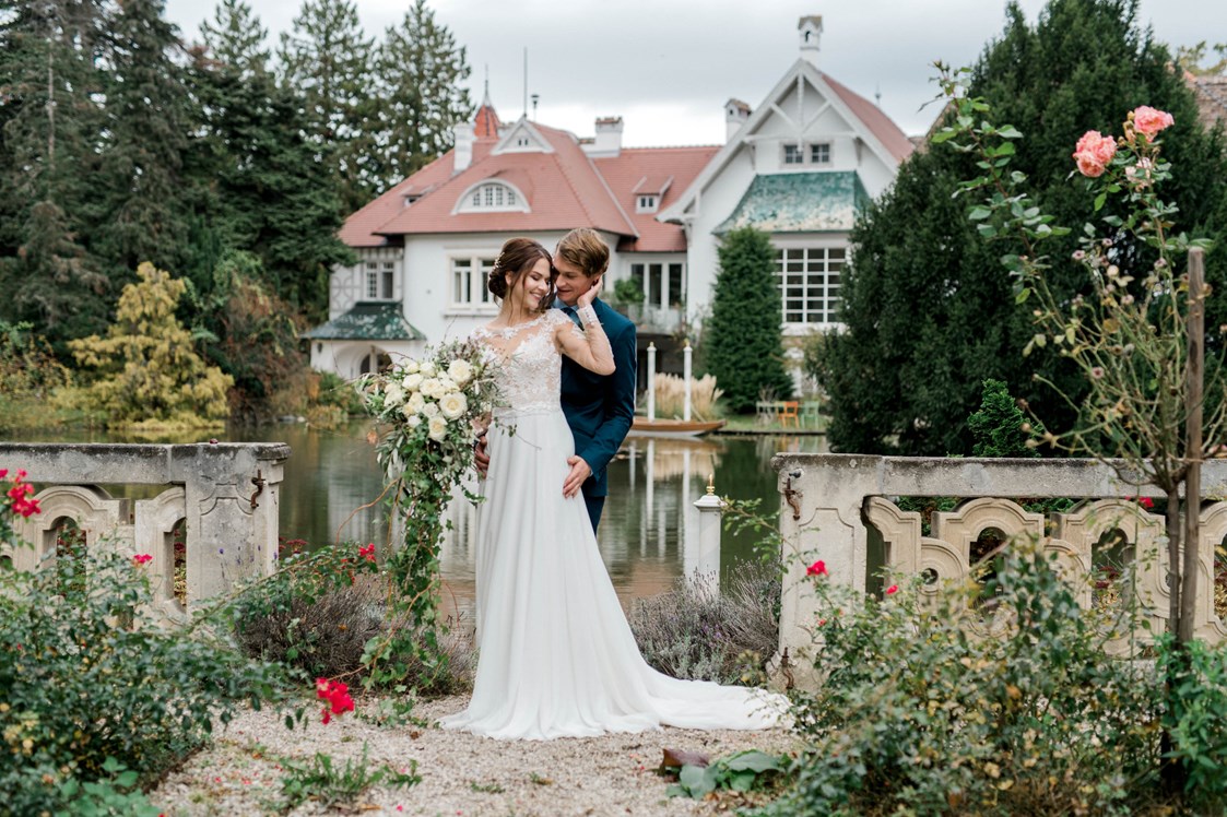 Hochzeitslocation: Traumhafte Hochzeitsfotos am Schlossteich... - Schloss Schönau