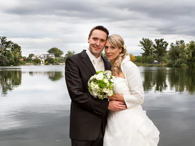 Hochzeitslocation: Fotoshooting am Kaiserwasser - ARCOTEL Kaiserwasser Wien
