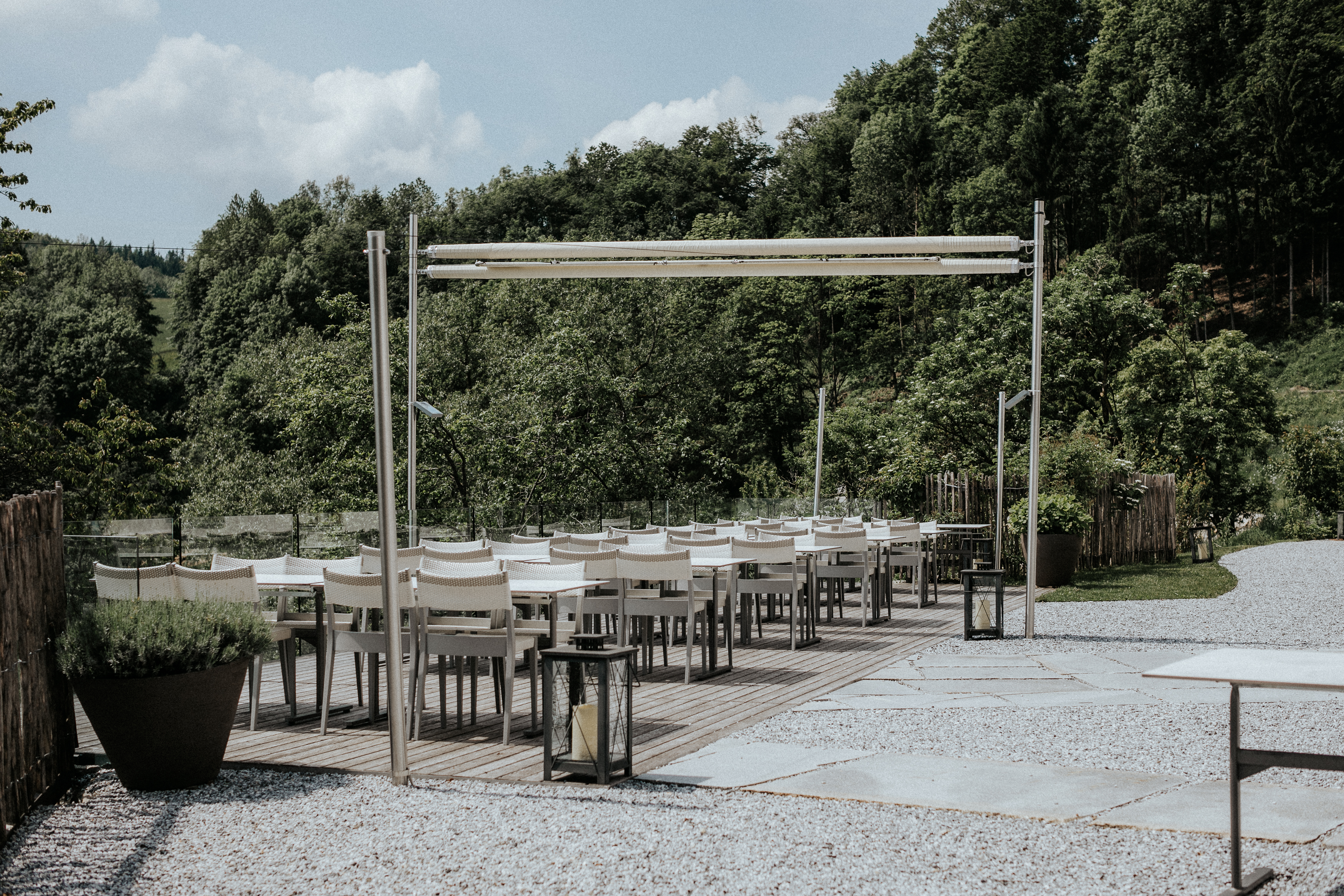 Hochzeitslocation: Panoramaterrasse - Refugium Hochstrass Hotel&Kloster