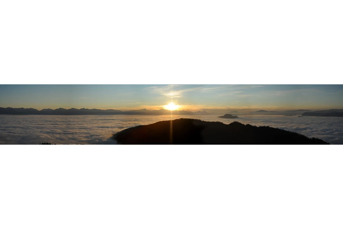 Hochzeitslocation: Sonnenuntergangstimmung am Magdalensberg - Gipfelhaus Magdalensberg