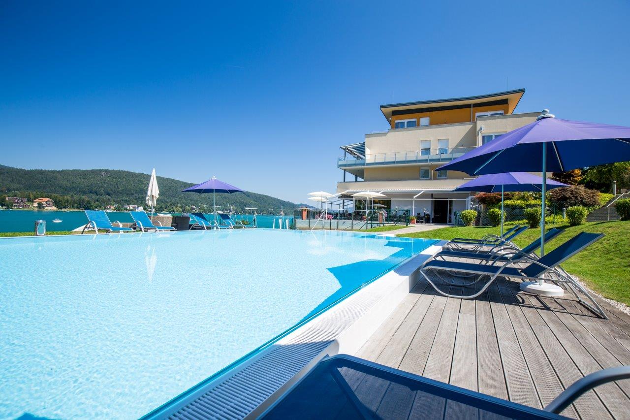 Destination-Wedding - Umgebung: am See - Außenansicht Werzer's Hotel Velden - Werzer's Hotel Velden 4*S