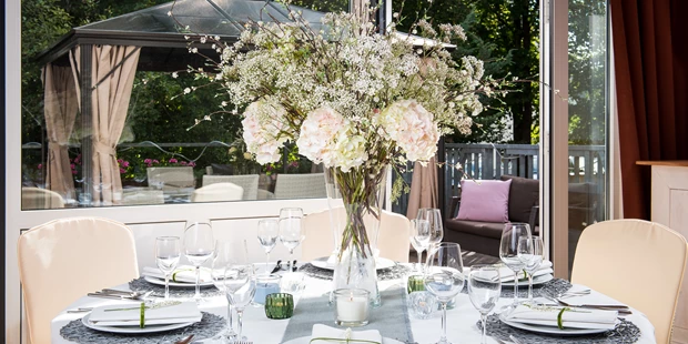 Destination-Wedding - Art der Location: Hotel / Chalet - Dekorationsvorschlag - Hydepark Engstingen