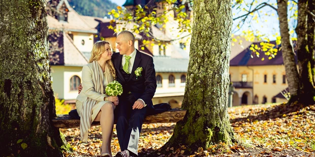 Destination-Wedding - Art der Location: Hotel / Chalet - Romantischer Schlosspark - perfekt für Fotoshootings - Naturhotel Schloss Kassegg
