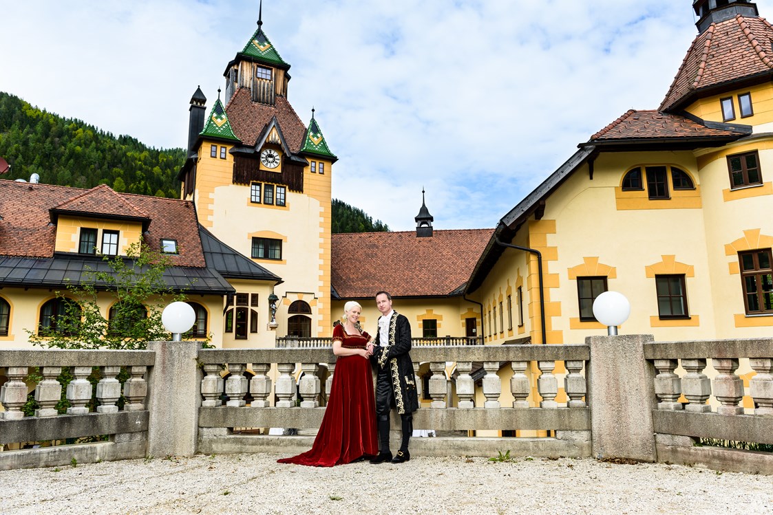 Hochzeitslocation: Schlosspark - ideal für Ihr Fotoshooting - Naturhotel Schloss Kassegg
