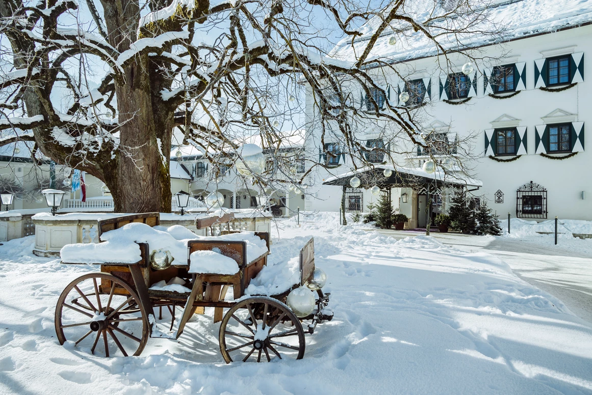 Hochzeitslocation: Heiraten im Schloss Pichlarn in Aigen im Ennstal - Empfangsbereich im Winter.
Foto © Richard Schabetsberger - Schloss Pichlarn
