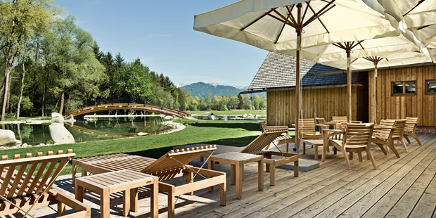 Destination-Wedding - Art der Location: Hotel / Chalet - Teichhaus Terrasse - Hotel G'Schlössl Murtal