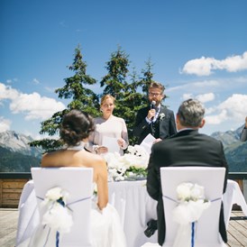 Hochzeitslocation: "Trausaal" mit Weitblick und Bergpanorama - arlberg1800 RESORT