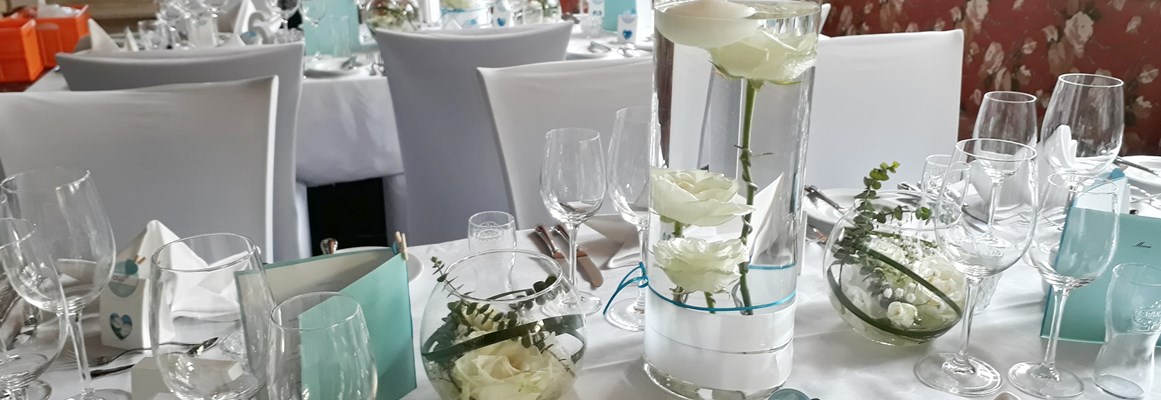 Hochzeitslocation: Tischdeko - Relax- & Vitalhotel Adler