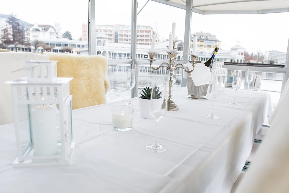 Hochzeitslocation: Hochzeit am Glasboot direkt am Wörthersee  - Werzer's Hotel Resort Pörtschach