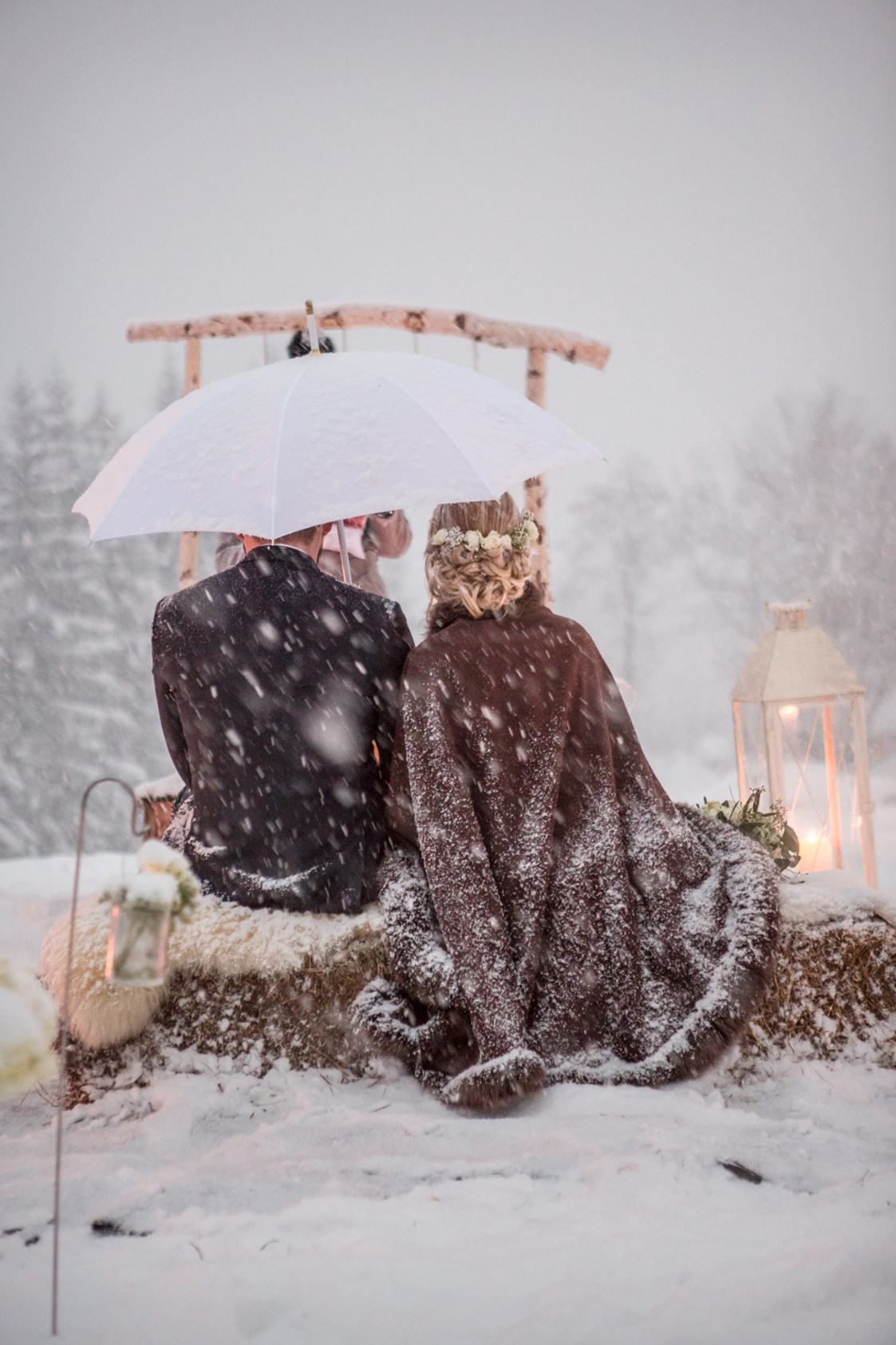 Hochzeitslocation: Winter Trauung  - Hochzeitsinsel