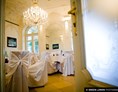 Hochzeitslocation: Der Festsaal vom Schloss Wilhelminenberg in Wien.
Foto © greenlemon.at - Austria Trend Hotel Schloss Wilhelminenberg
