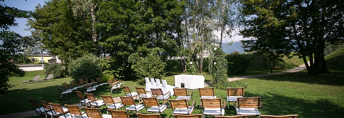 Hochzeitslocation: Trauung im Park - Hotel Steirerschlössl