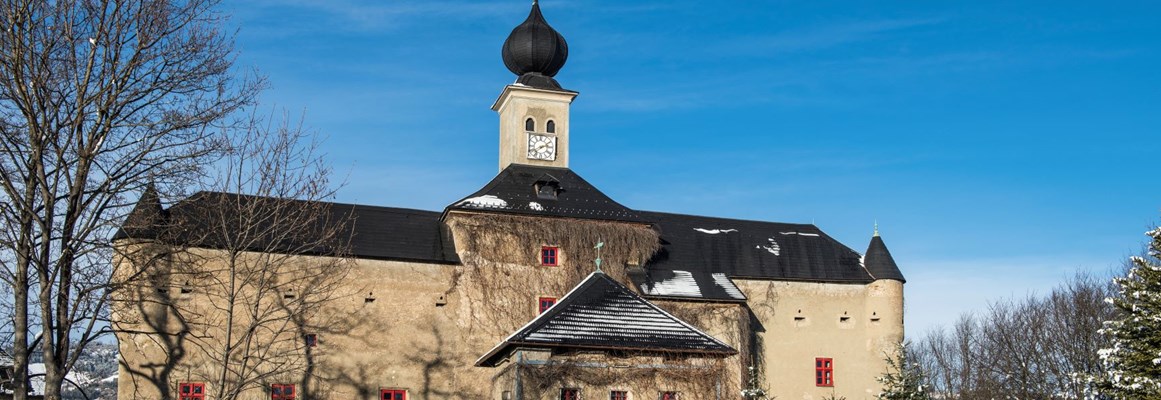 Hochzeitslocation: Winteransicht - Hotel Schloss Gabelhofen