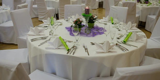Destination-Wedding - Art der Location: Hotel / Chalet - runde Tische - Aktivhotel ZUM GOURMET