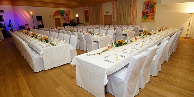 Destination-Wedding - Art der Location: Hotel / Chalet - Hochzeitstafel - Aktivhotel ZUM GOURMET