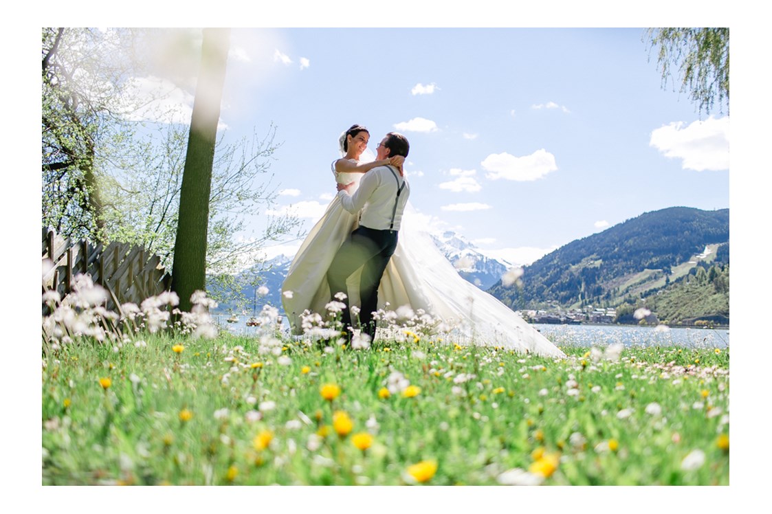 Hochzeitslocation: Romantische Fotos am Zeller See - Schloss Prielau Hotel & Restaurants
