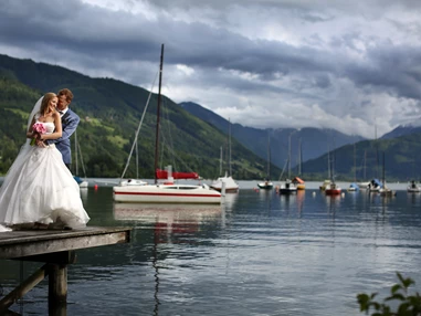 Hochzeitslocation: Privatstrand am Zeller See - Schloss Prielau Hotel & Restaurants