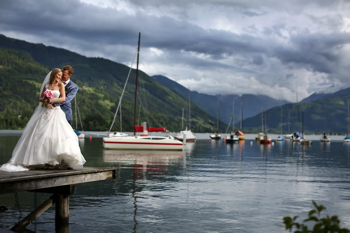 Hochzeitslocation: Privatstrand am Zeller See - Schloss Prielau Hotel & Restaurants
