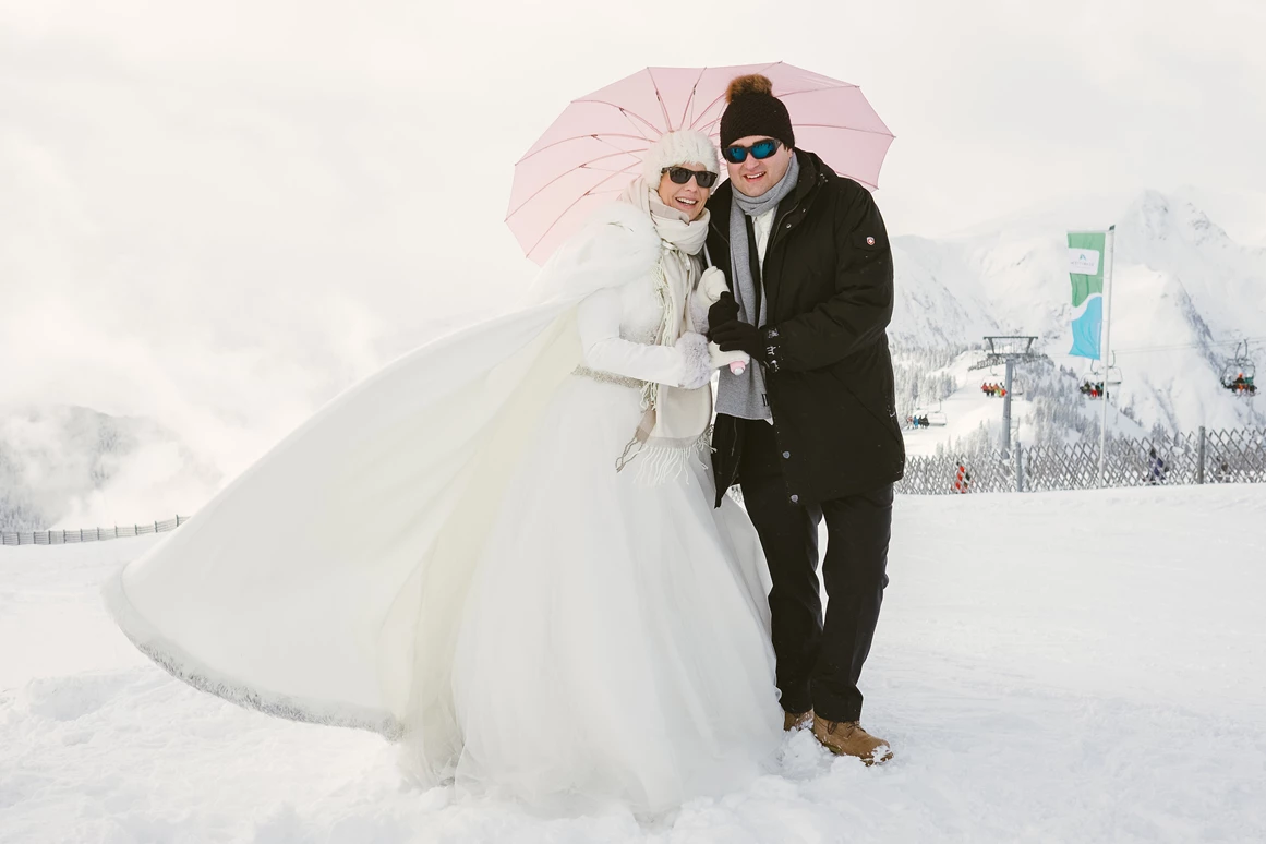 Hochzeitslocation: Winterliches Hochzeitsfotoshooting - Schloss Prielau Hotel & Restaurants