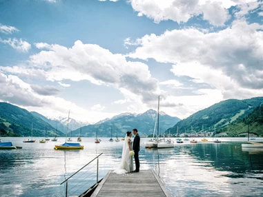 Hochzeitslocation: Privatstrand am Zeller See - Schloss Prielau Hotel & Restaurants