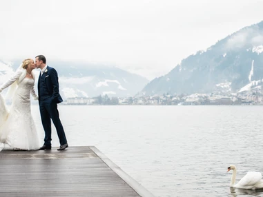Hochzeitslocation: Privatstrand am Zeller See - Schloss Prielau Hotel & Restaurants