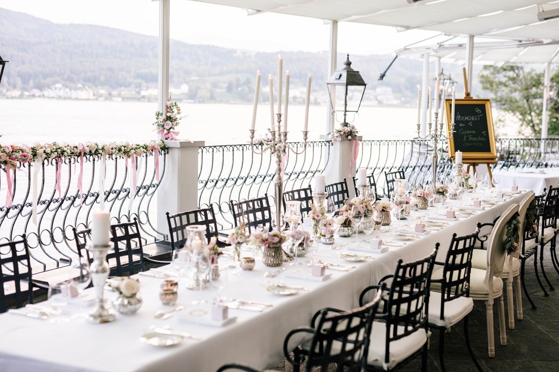 Hochzeitslocation: Hochzeitsfeier im Gourmet-Restaurant "La Terrasse"  - Hotel Schloss Seefels
