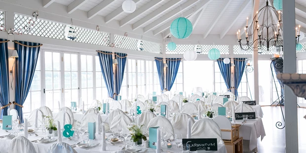 Destination-Wedding - Art der Location: Hotel / Chalet - Hochzeitsfeier im See-Restaurant "Porto Bello"  - Hotel Schloss Seefels