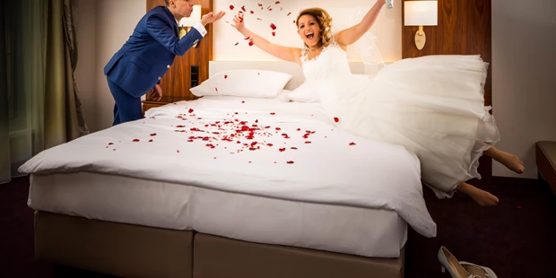 Destination-Wedding - Art der Location: Hotel / Chalet - Hotel Stefanie - nach dem Feiern ... Hochzeitsnacht - Hotel & Restaurant Stefanie Schick-Hotels Wien