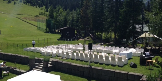 Destination-Wedding - Art der Location: Hotel / Chalet - Bestuhlung Garten (Beispiel) - Der Berghof