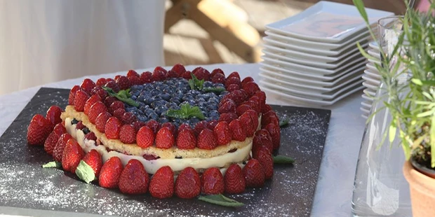 Destination-Wedding - Art der Location: Hotel / Chalet - Hochzeitstorte - Der Berghof
