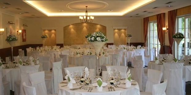 Destination-Wedding - Art der Location: Hotel / Chalet - Der Festsaal des Birkenhof in Gols hat 160 m². - Birkenhof Restaurant & Landhotel ****