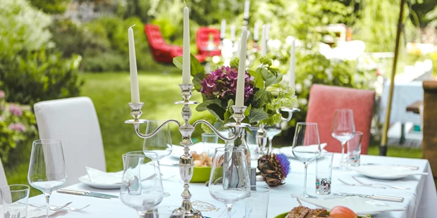 Destination-Wedding - Art der Location: Hotel / Chalet - Tischlein deck dich - Hotel Landhaus Moserhof****