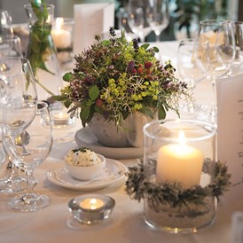 Hochzeitslocation: Ihre Hochzeitstafel gestalten wir Ihnen individuell nach Wunsch - Retter Seminar Hotel Bio Restaurant****