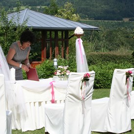Hochzeitslocation: Standesamtliche Trauung am Pöllauberg in Retters Garten - Retter Seminar Hotel Bio Restaurant****