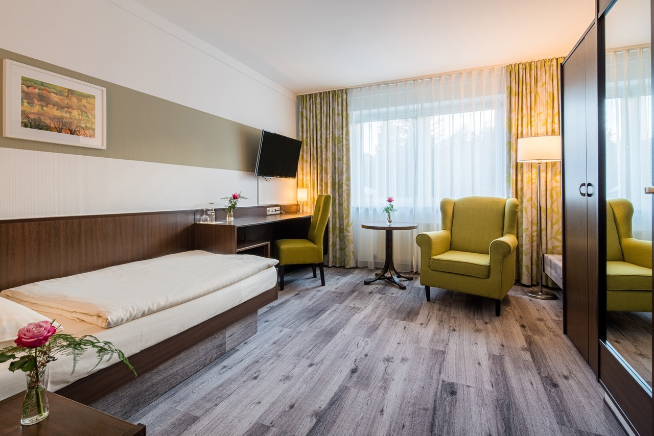 Waldhotel Schäferberg Zimmer / Suiten Komfort Einzelzimmerbeispiel